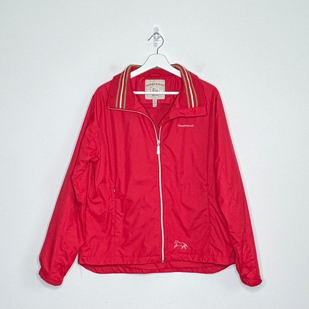 Horsewear Red Windbreaker Jacket for Men